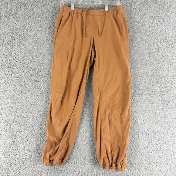 Lululemon Pants - Lululemon Jogger Pants Womens 6 Brown Elastic Waist Drawstring Pockets Gym Yoga